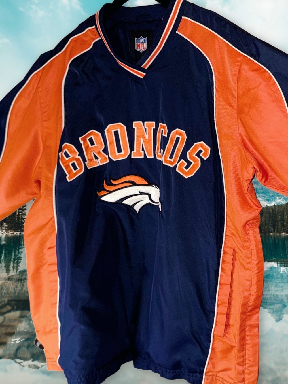 Denver Broncos NFL Authorized G3 Brand Pullover with Embroidered LOGO